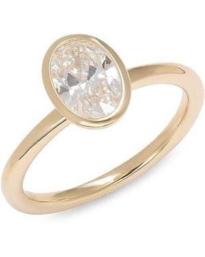 Saks Fifth Avenue 14K & 1 Tcw Lab-Grown Diamond Ring - White