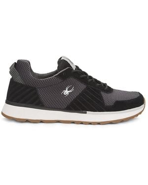 Spyder Maxwell Leather & Textile Sneakers - Black