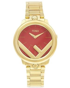 Fendi Run Away Stainless Steel & Opalin Dial Bracelet Watch/36Mm - Metallic