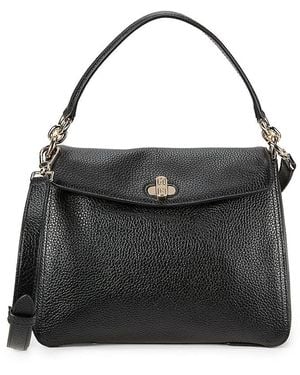 Furla Leather Top Handle Bag - Black