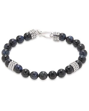Effy 14K--Plated & 74.48 Tcw Tiger Eye Beaded Bracelet - Multicolour