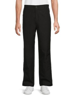 FRAME Patch Cotton Traveller Trousers - Black