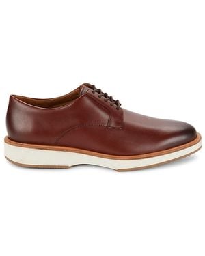 Allen Edmonds Benson Leather Derby Shoes - Brown
