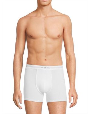 Paul Smith 3-Pack Logo Band Boxer Briefs - White