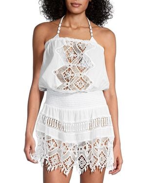 Ramy Brook Maddison Bandeau Cover-Up Mini Dress - White