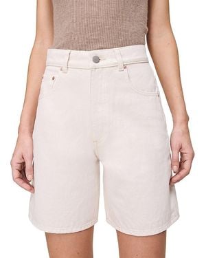 DL1961 Taylor Ultra High Rise Denim Shorts - Pink
