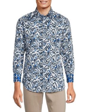 Robert Graham 'Santos Classic Fit Shirt - Blue