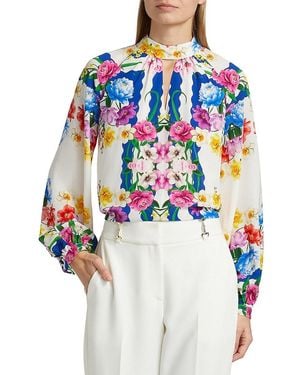 Tahari Arminta Blouse - Blue