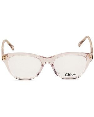 Chloé 49Mm Cat Eye Eyeglasses - Natural