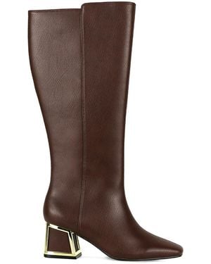 Ninety Union Bridge 51Mm Block Heel Knee High Boots - Brown
