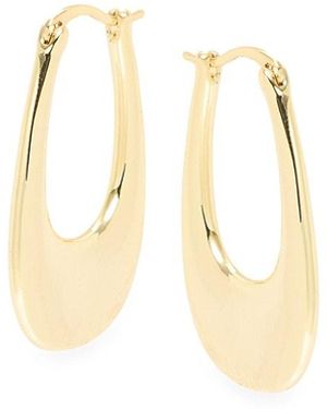 AREA STARS 14K Dipped Sculpted Flow Drop Earrings - Metallic