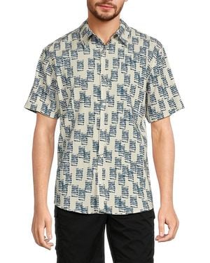 Ocean Current 'Print Short Sleeve Shirt - Multicolour