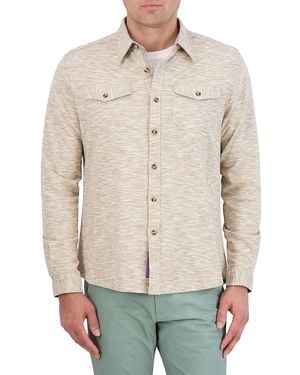 Robert Graham 'Storrs Cotton-Blend Shirt - Natural