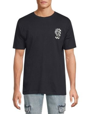 Cavalli Class by Roberto Cavalli Logo Cotton T-Shirt - Black