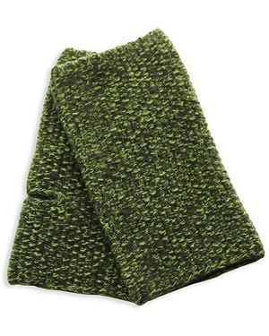 Portolano Cashmere Fingerless Arm Warmers - Green