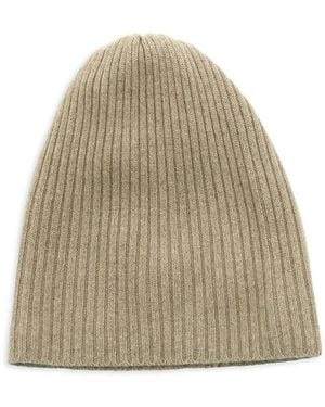 Portolano Slouchy Cashmere Beanie - Natural