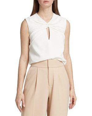 Halston Faren Knot Top - Natural