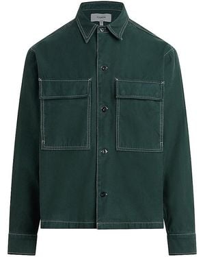 Hudson Jeans Cotton Shirt Jacket - Green