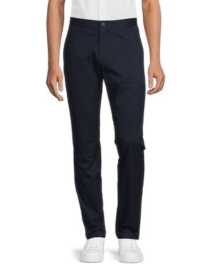 Theory Zaine Mid Rise Straight Pants - Blue