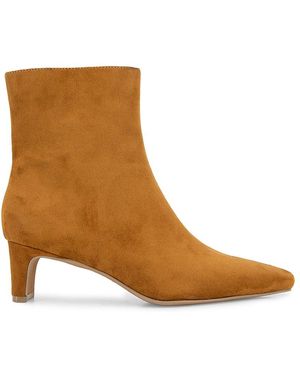 Splendid Julia Faux Suede Ankle Boots - Brown