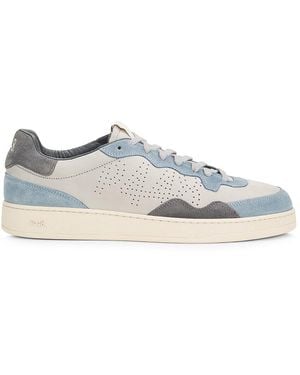 P448 Vert Colourblock Leather Low-Top Trainers - Multicolour