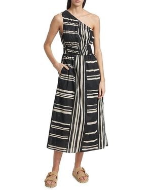 Rails Selani Stripe Cotton Maxi Dress - Black