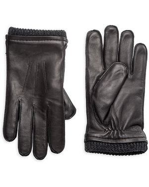 Hickey Freeman Leather Gloves - Black