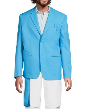 Off-White c/o Virgil Abloh Belted Blazer - Blue
