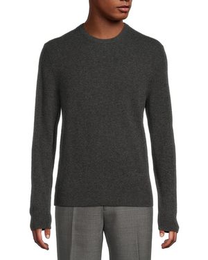 Saks Fifth Avenue 100% Cashmere Crewneck Sweater - Blue