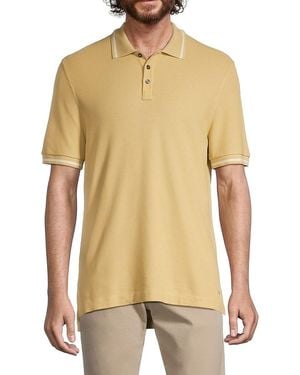 ATM 'Tipped Pique Polo - Yellow