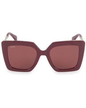 Max Mara 52mm Butterfly Sunglasses - Purple