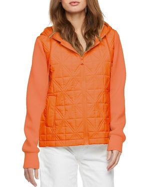 Bernardo ruffle puffer coat hot sale