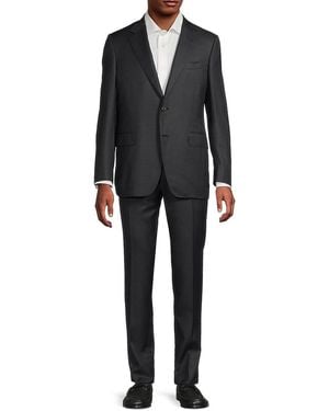 Canali Two-Button Classic-Fit Suit - Black