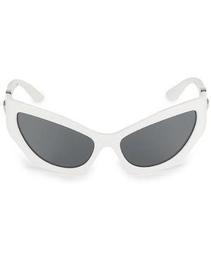 Versace 60mm Cat-eye Sunglasses - White