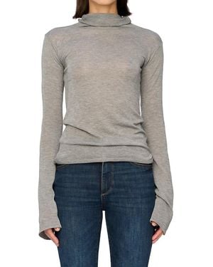 DL1961 Turtleneck Top - Grey