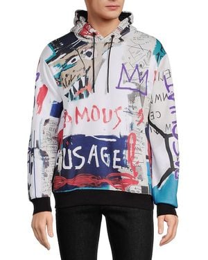 Members Only 'Basquiat Graphic Hoodie - Red