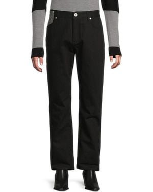 Balmain Five-Pocket Cotton Trousers - Black