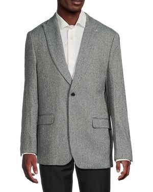 Scotch & Soda Herringbone Modern-Fit Sport Coat - Grey