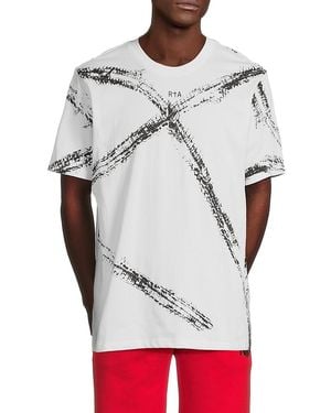 RTA Graphic Cotton T-Shirt - Grey
