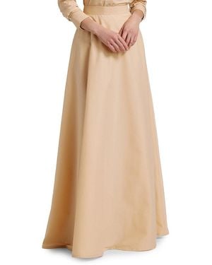 La Petite Robe Di Chiara Boni Aubry Cotton-Blend A-Line Maxi Skirt - Natural