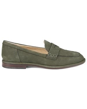 J.McLaughlin J. Mclaughlin Concetta Suede Penny Loafers - Green