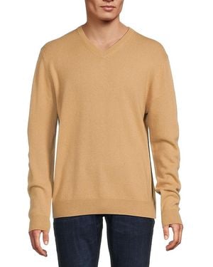 Magaschoni V-Neck Cashmere Jumper - Blue