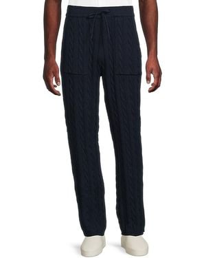 KROST Nautica Cable-Knit Pants - Blue