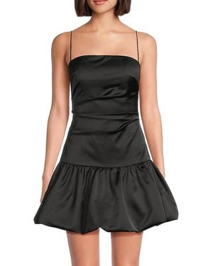 Emanuel Ungaro Willow Bubble-Skirt Minidress - Black