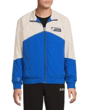 Avirex Offshore Nylon Anorak Jacket - Blue