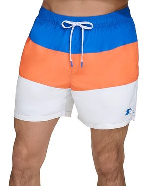 Starter Colorblocked Volleyball Shorts - Blue