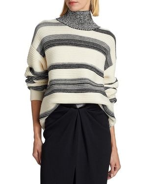 Brandon Maxwell Merino Wool Turtleneck Jumper - Multicolour