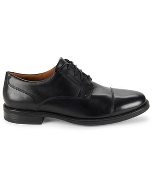 Cole Haan Bedford Cap Toe Leather Derby Shoes - Black