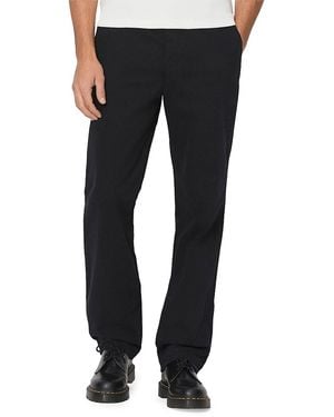 Vayder Cotton Straight-Leg Chino Pants - Black