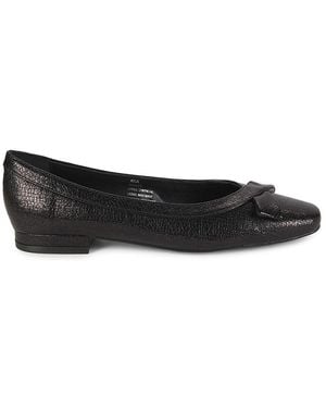 Saks Fifth Avenue Kaia Metallic Ballet Flats - Black